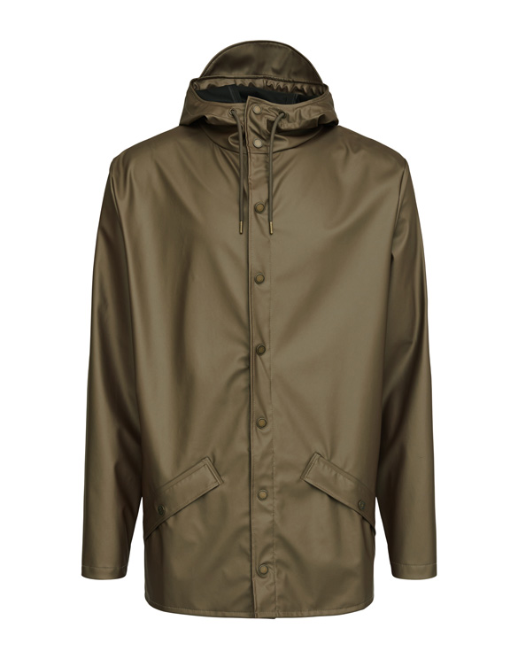 Rains 12010-74 Jacket Metallic Mist Men Women Outerwear Outerwear Rain jackets Rain jackets