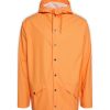 Rains 12010-61 Jacket Orange Men Women Outerwear Outerwear Rain jackets Rain jackets