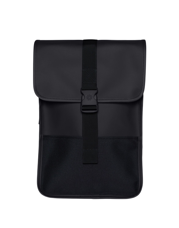Rains Buckle Backpack Mini Black seljakott. Rains waterproof Bags 13700-01