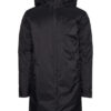 Rains 15480-01 Padded Nylon Coat Black Men Women