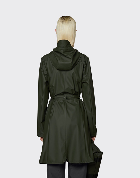 Rains 18130-03 Curve Jacket Green  Women  Outerwear  Rain jackets
