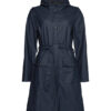 Rains 18130-47 Curve Long Jacket Navy Women Outerwear Rain jackets