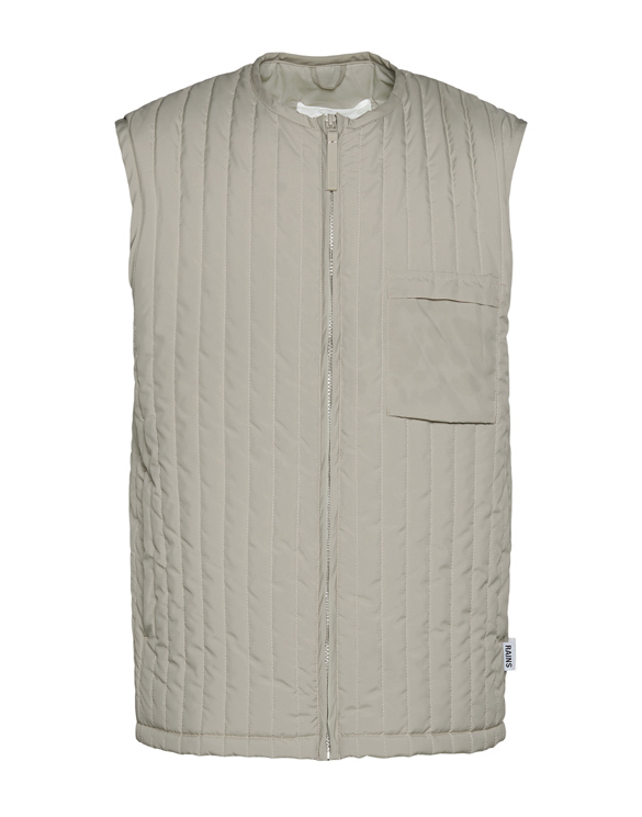 Rains Liner Vest Cement 18320-80 Men Women Vests Vests