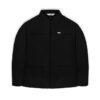 Rains Woven Shirt Black 18690-01 Men Women Outerwear Outerwear