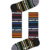 Happy Socks  Happy Line Thin Crew Sock ATHAP29-9300