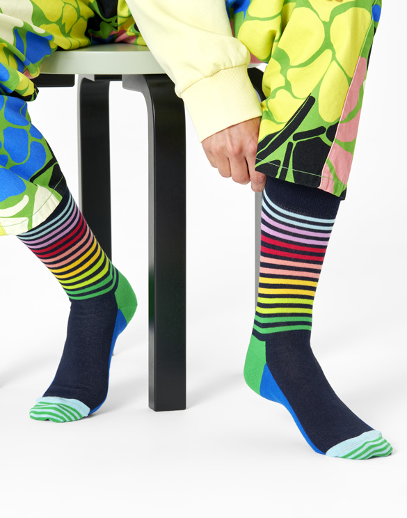 Happy Socks  Half Stripe Sock HAS01-6501