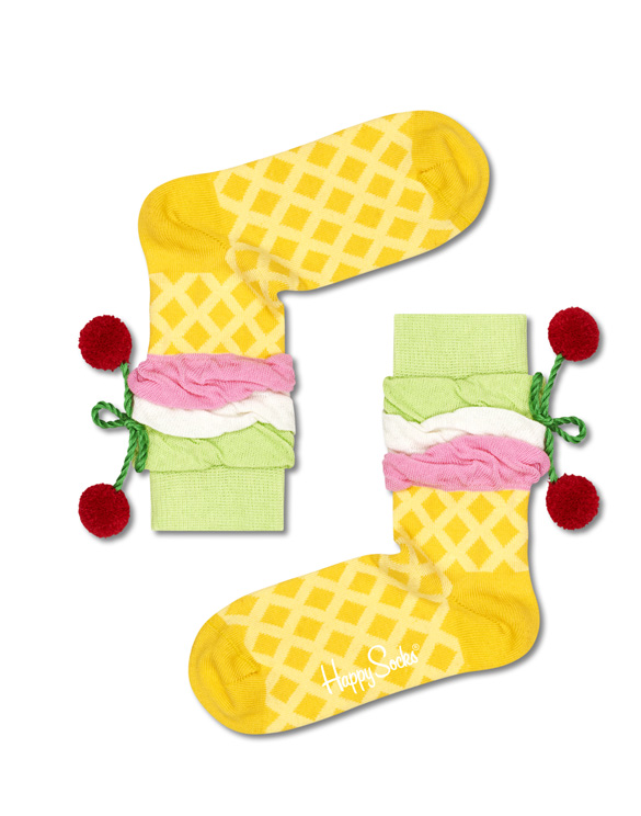 Happy Socks  Kids Ice Cream Sock KICR01-3500