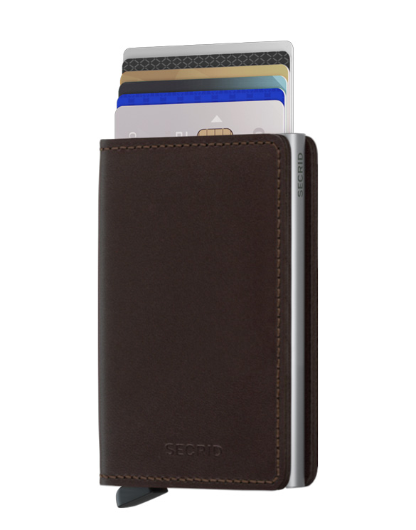 Secrid Accessories Wallets & cardholders Slimwallet Original Dark Brown SO-Dark Brown