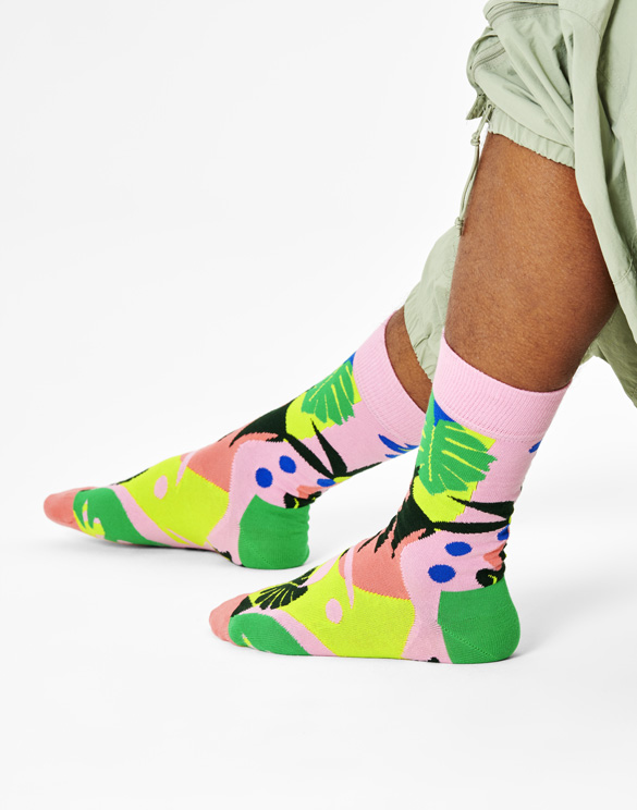 Happy Socks  Tropical Garden Sokid TRG01-3300