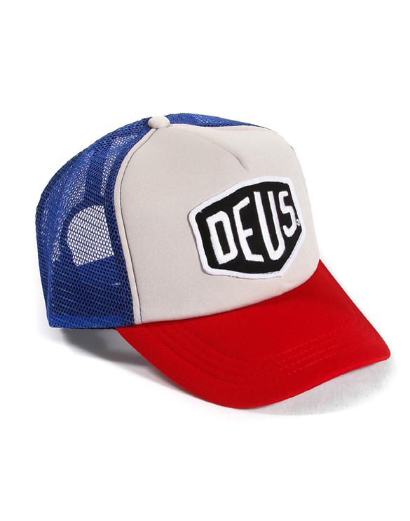 Deus Ex Machina Accessories Hats Baylands Trucker Blue-Red DMS07875