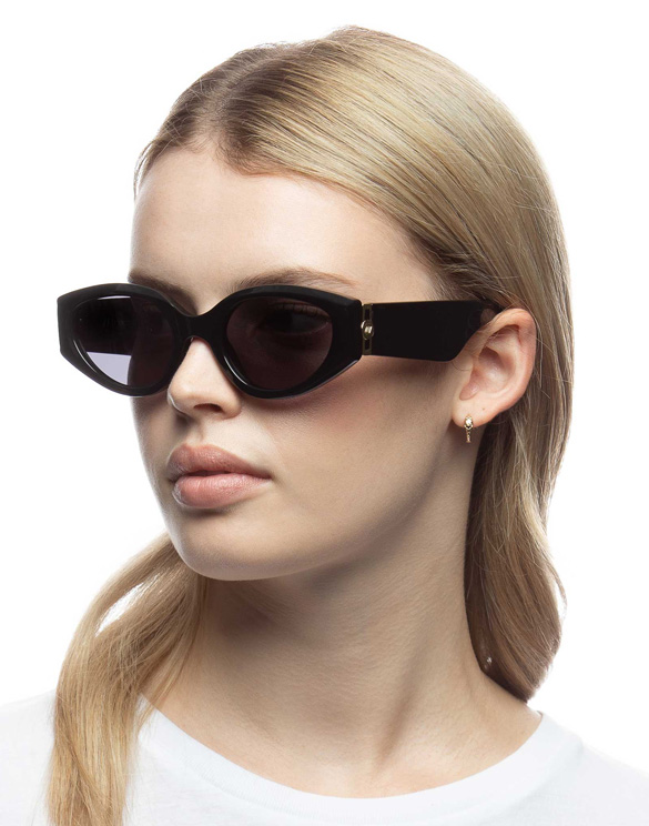 Gymplastics Black Sunglasses | Le Specs | WATCH WEAR