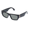 LSU2229570 Plastic Measures Black Sunglasses Accessories Glasses Sunglasses