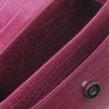 Hvisk Accessories Bags Renei Matte Croco Ultra Pink H2170