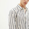 Thinking Mu Men T-shirts White Striped Thomas Shirt MSH00103