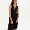 Thinking Mu Black Amapola dress. Organic dresses for women. Black Amapola Kleit