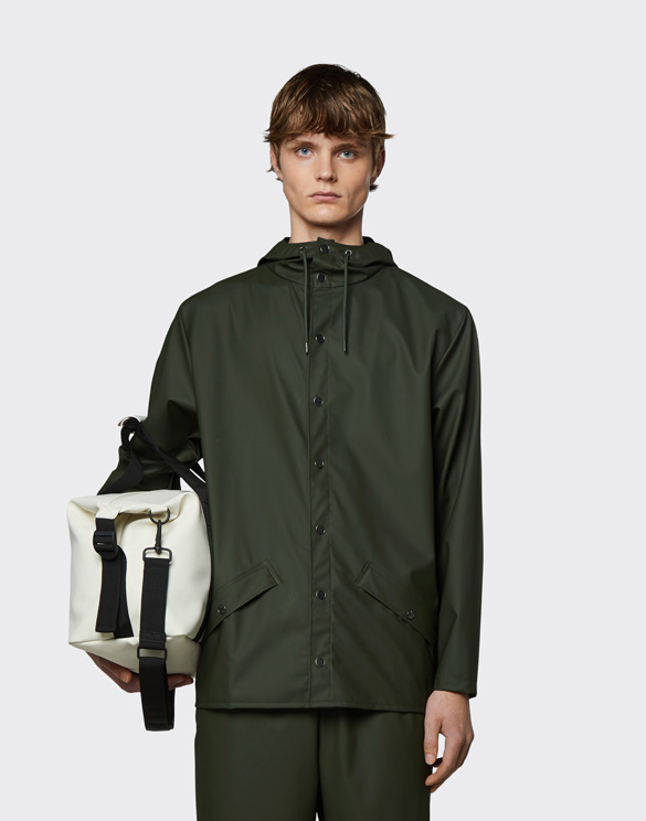 Rains Jacket Green 12010-03 Men Outerwear Rain jackets Women Outerwear Rain jackets