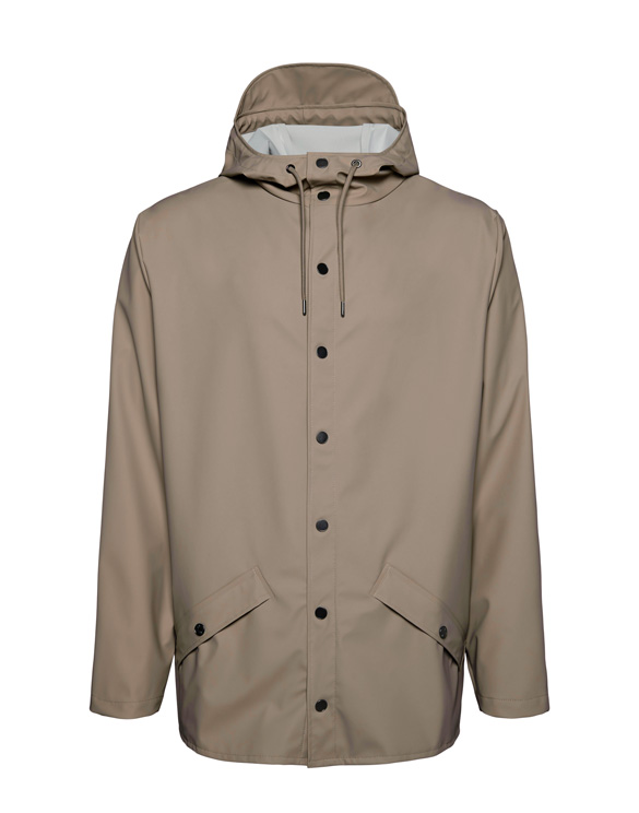 Rains Jacket Taupe 12010-17 Men Outerwear Rain jackets Women Outerwear Rain jackets