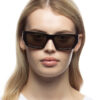 Accessories Glasses Plastic Measures Black Sunglasses LSU2229570
