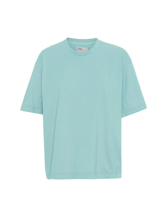 Colorful Standard Women T-Shirts   Women Oversized Organic T-Shirt Teal Blue CS2056 Teal Blue