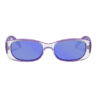 Accessories Glasses Unreal! Neon Purple Halo Sunglasses LSP1902154