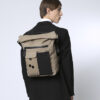 pinqponq Accessories Bags Backpacks PPC-CAR-001-754E Carrik Coated Khaki