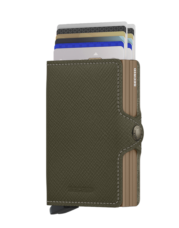 Secrid Accessories Wallets & cardholders Twinwallets Twinwallet Saffiano Olive TSa-Olive