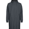 Rains 18140-05 Fishtail Parka Slate Men Women Outerwear Outerwear Rain jackets Rain jackets