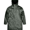 Rains 12020-60 Long Jacket Silver Pine Men Women Outerwear Outerwear Rain jackets Rain jackets