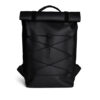 Rains 13640-01 Velcro Rolltop Backpack Black Accessories Bags Backpacks