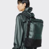 Rains 13720-60 Buckle Rolltop Rucksack Silver Pine Accessories Bags Backpacks