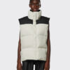 Rains 15080-64 Boxy Puffer Vest Pre Black-Fossil Mehed Naised