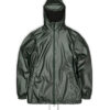 Rains 18370-60 Storm Breaker Silver Pine Men Women Outerwear Outerwear Rain jackets Rain jackets