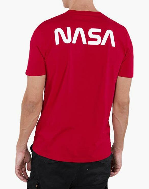 Alpha Industries Men T-shirts Apollo 15 Speed Red T-Shirt 198501/328