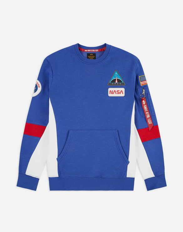 Space Camp Sweater Nautical Blue | Alpha Industries Sweaters & hoodies |  Watch Wear | Sweatshirts