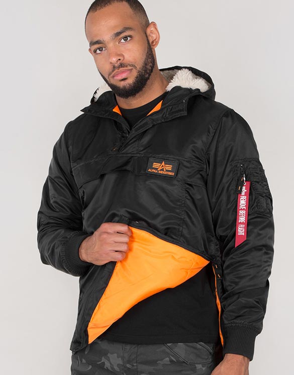HPO Anorak Black | Alpha Industries 