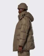 Rains 15010-66 Block Puffer Jacket Wood Men Women  Outerwear Outerwear Winter coats and jackets Winter coats and jackets