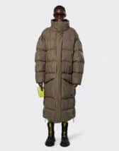 Rains 15020-66 Block Puffer Coat Wood Men Women Outerwear Outerwear Winter coats and jackets Winter coats and jackets