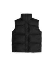 Rains 15030-01 Boxy Puffer Vest Black Men Women  Vests Vests
