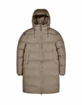 Rains 15070-17 Long Puffer Jacket Taupe Men Women  Outerwear Outerwear Winter coats and jackets Winter coats and jackets