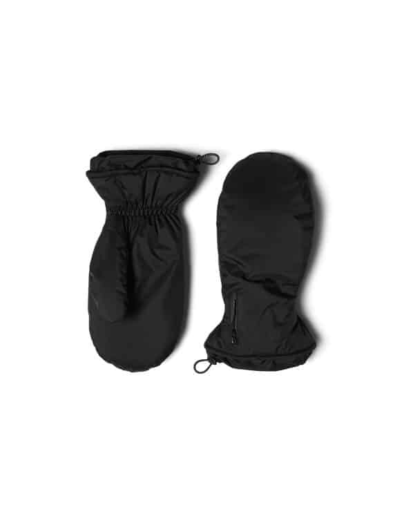 Rains 16060-01 Padded Nylon Mittens Black Accessories   Gloves