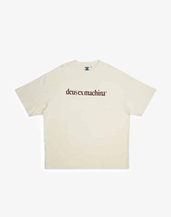 Deus Ex Machina DMF221419A Dirty White } Pipes Tee Dirty White Men T-shirts