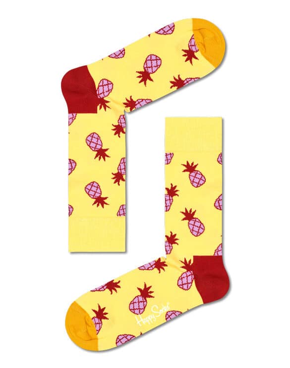 Pineapple Yellow Socks, Happy Socks