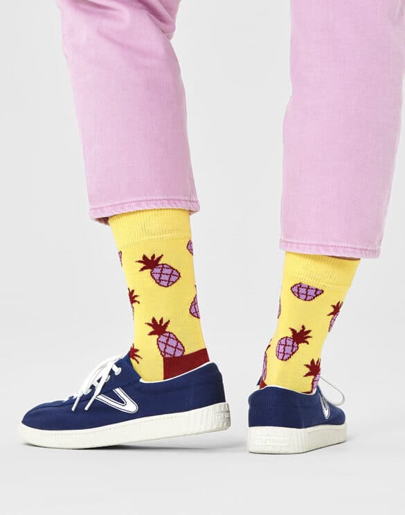 Pineapple Yellow Socks | Happy Socks | Watch Wear