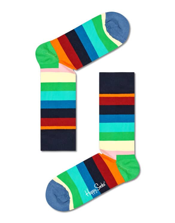 Stripe Socks Happy Socks STR01-0250 Socks