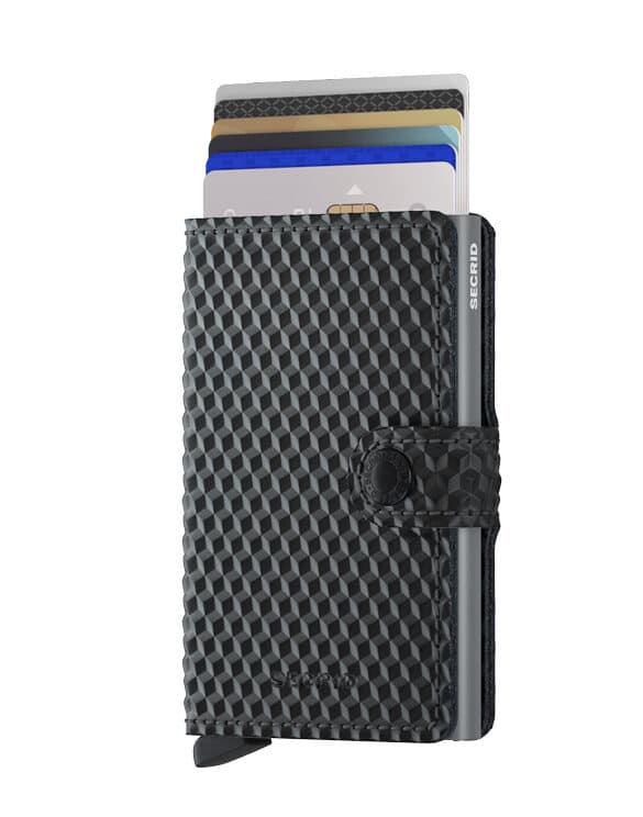 Miniwallet Cubic Black-Titanium | Secrid wallets & card holders