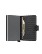 Secrid Accessories Wallets & cardholders Miniwallets Miniwallet Cubic Black-Titanium MCu-Black-Titanium
