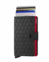 Miniwallet Optical Black-Red | Secrid wallets & card holders