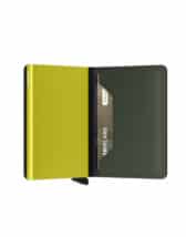 Secrid Accessories Wallets & cardholders Slimwallets Slimwallet Matte Green & Lime SM-Green & Lime