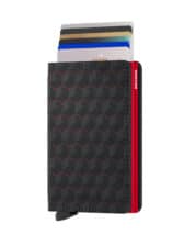 Slimwallet Optical Black-Red | Secrid wallets & card holders
