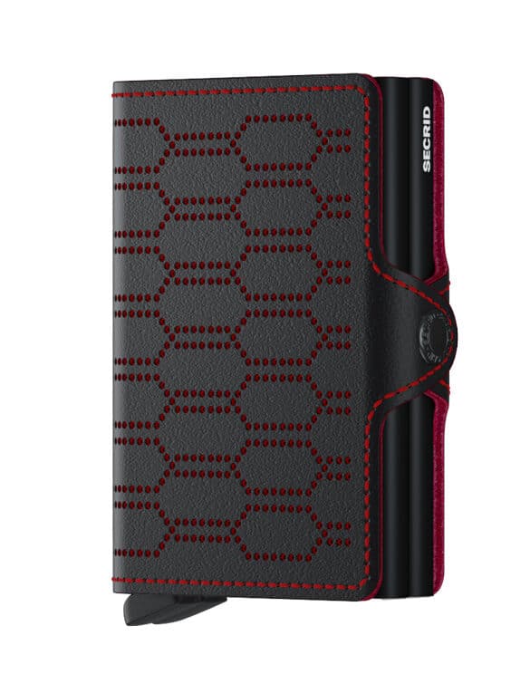 Secrid Accessories Wallets & cardholders Twinwallets Twinwallet Fuel Black-Red TFu-Black-Red